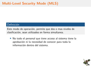 Tema 3. Arquitectura y diseño de seguridad