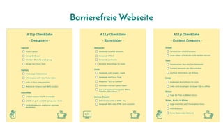 Barrierefreie Webseite
 
