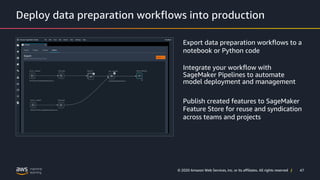 Speed up data preparation for ML pipelines on AWS | PDF