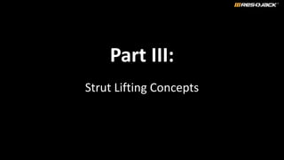Part III:
Strut Lifting Concepts
 