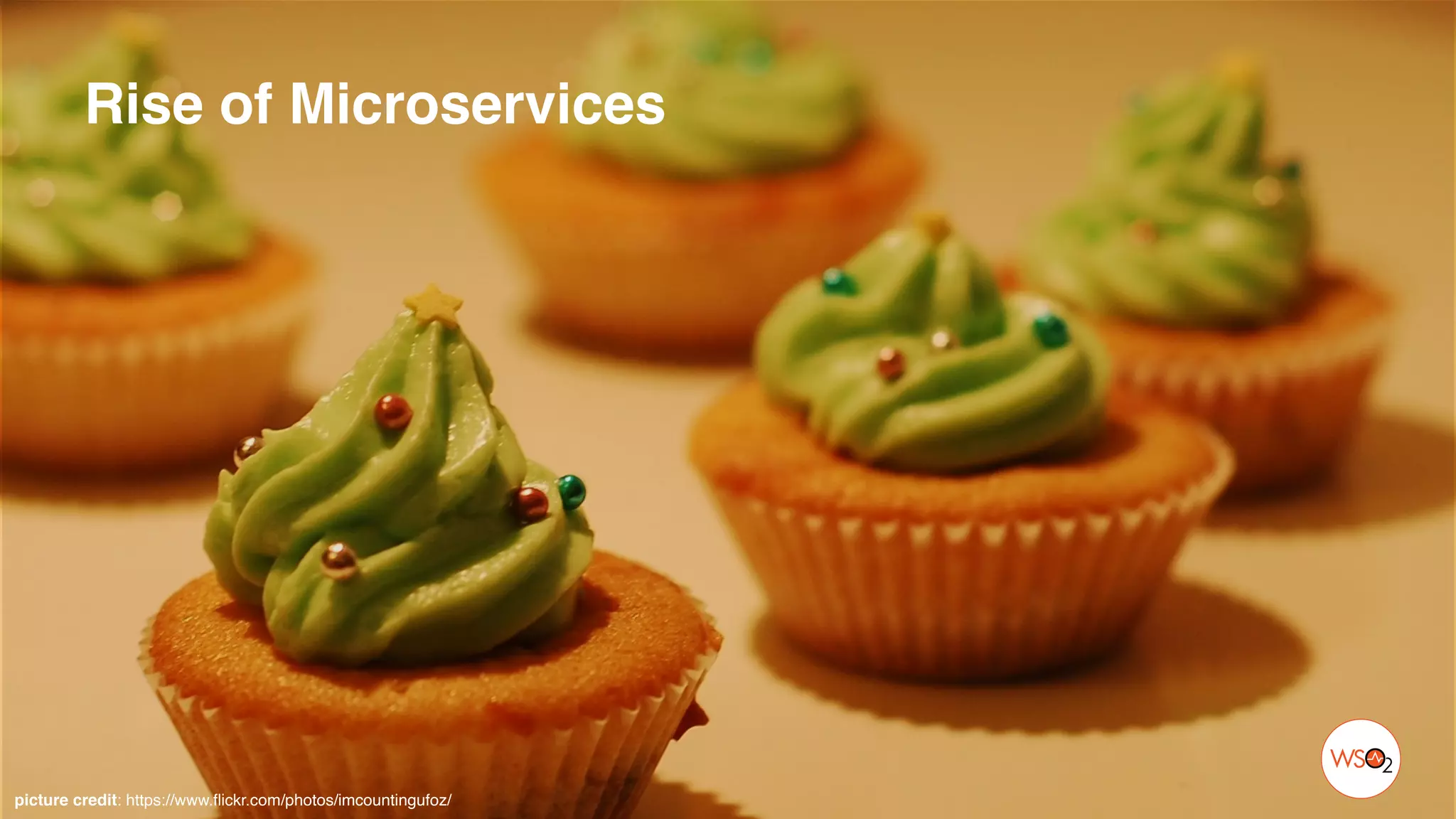 picture credit: https://www.flickr.com/photos/imcountingufoz/
Rise of Microservices
 
