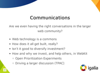 2021 WebKit Contributors Meeting, Igalia Slide 16
