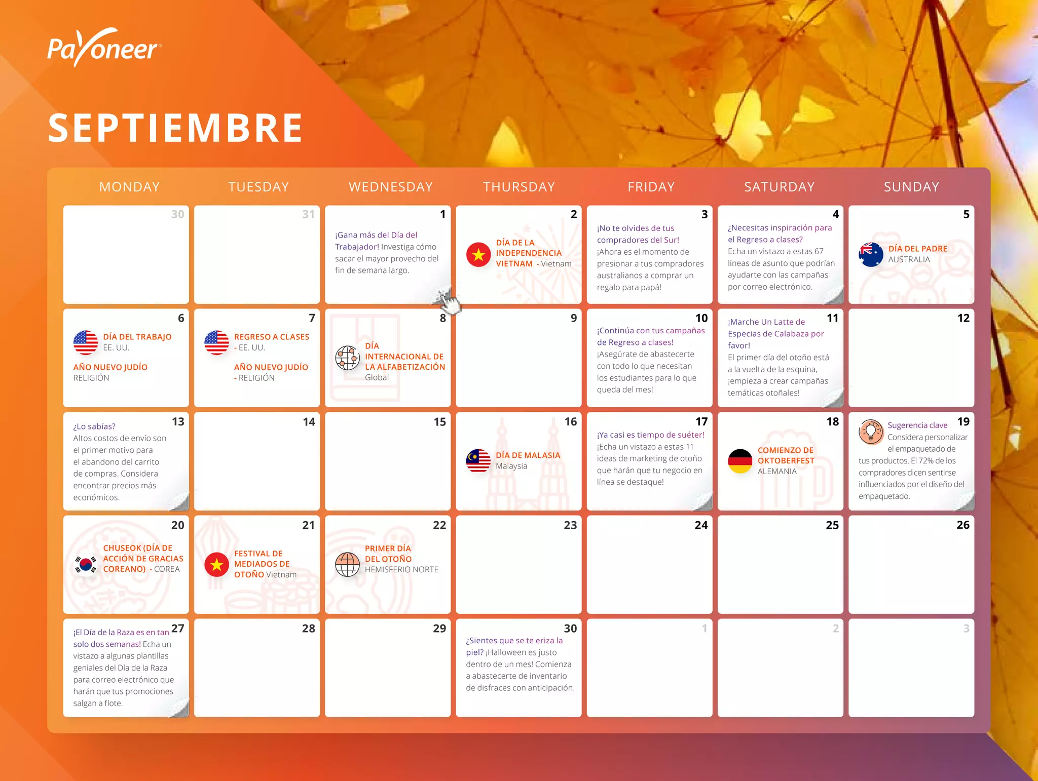 Calendario Eventos E-commerce 2021