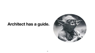 Architect has a guide.
16
 