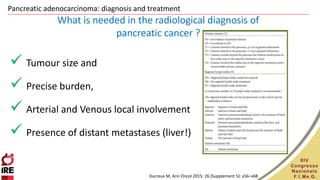 Diagnosis and treatment of pancreatic cancer | PPTX