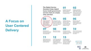 A Focus on
User Centered
Delivery
 