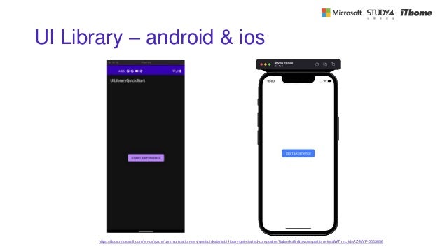 UI Library – android & ios
https://docs.microsoft.com/en-us/azure/communication-services/quickstarts/ui-library/get-started-composites?tabs=kotlin&pivots=platform-ios&WT.mc_id=AZ-MVP-5003856
 