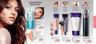 43
 
﻿
The ONE Suya Dayanıklı Göz
Makyajı Temizleyici
100 ml.
Birim Fiyat 29.99TL/100 ml.
32138 49,00TL
29,99TL
 
﻿
Precision Göz ve Kaş Makyajı
Şablonu
Materyal: silikon. Ebat: 4 x 3 cm.
29927 19,00TL
9,99TL
Göz kalemi, maskara,
kaş kalemi ve göz farı
uygulamalarınızda
mükemmelliği
yakalamanızı sağlar.
ÇALKALAYI
N
Hafif ve yağsız formülü ile
hassas gözler için uygun göz
makyajı temizleyici
GÜZELLİĞİNİZLE
BÜYÜLEYİN!
MAKYAJ
43
42
Göz altını
aydınlatıp şişkinlik
görünümünü
azaltırken mor
halka ve lekeleri
de kapatmaya
yardımcı olan
kapatıcı
Makyajınızın ilk yaptığınız gibi
görünmesine yardımcı olan
makyaj sabitleyici sprey
Fondötenden önce
uygulandığında
kalıcılığını arttıran, tek
başına ise cilt tonunu
eşitleyen makyaj bazı
**Tüketici
testi
sonucuna
göre
8
SAAT
KALICI**
 
﻿
The ONE IlluSkin Makyaj
Bazı
30 ml.
Birim Fiyat 123.30TL/100 ml.
31585 64,00TL
36,99TL
 
﻿
The ONE IlluSkin Kapatıcı
10 ml.
Birim Fiyat 3.70TL/ ml.
  59,00TL
36,99TL
 
﻿
The ONE Everlasting
Makyaj Sabitleyici Sprey
50 ml.
Birim Fiyat 85.98TL/100 ml.
34108 74,00TL
42,99TL
*
Ürünü
göz
farı
ile
birlikte
deneyen
tüketici
testi
sonucu.
Göz farının
15 saate* kadar
kusursuz
görünmesine
yardımcı olarak
kalıcılığını artıran
far bazı
 
﻿
The ONE Göz Farı Bazı
10 ml.
Birim Fiyat 3.00TL/ ml.
34445 49,00TL
29,99TL
3
0615 Fair Lig
h
t
3
0
616 Nude Pi
n
k
3
0
617 Nude Be
i
g
e
 