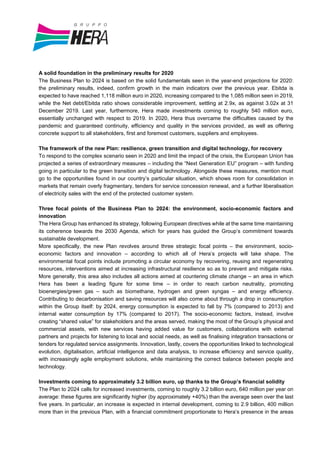 Press release: Business Plan to 2024