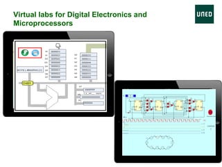 Virtual labs for Digital Electronics and
Microprocessors
 