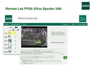 Remote Lab FPGA Xilinx Spartan 3AN
	
	
	
	
 