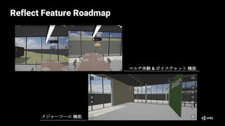 Reflect Feature Roadmap
マルチ体験 & ボイスチャット 機能
メジャーツール 機能
 