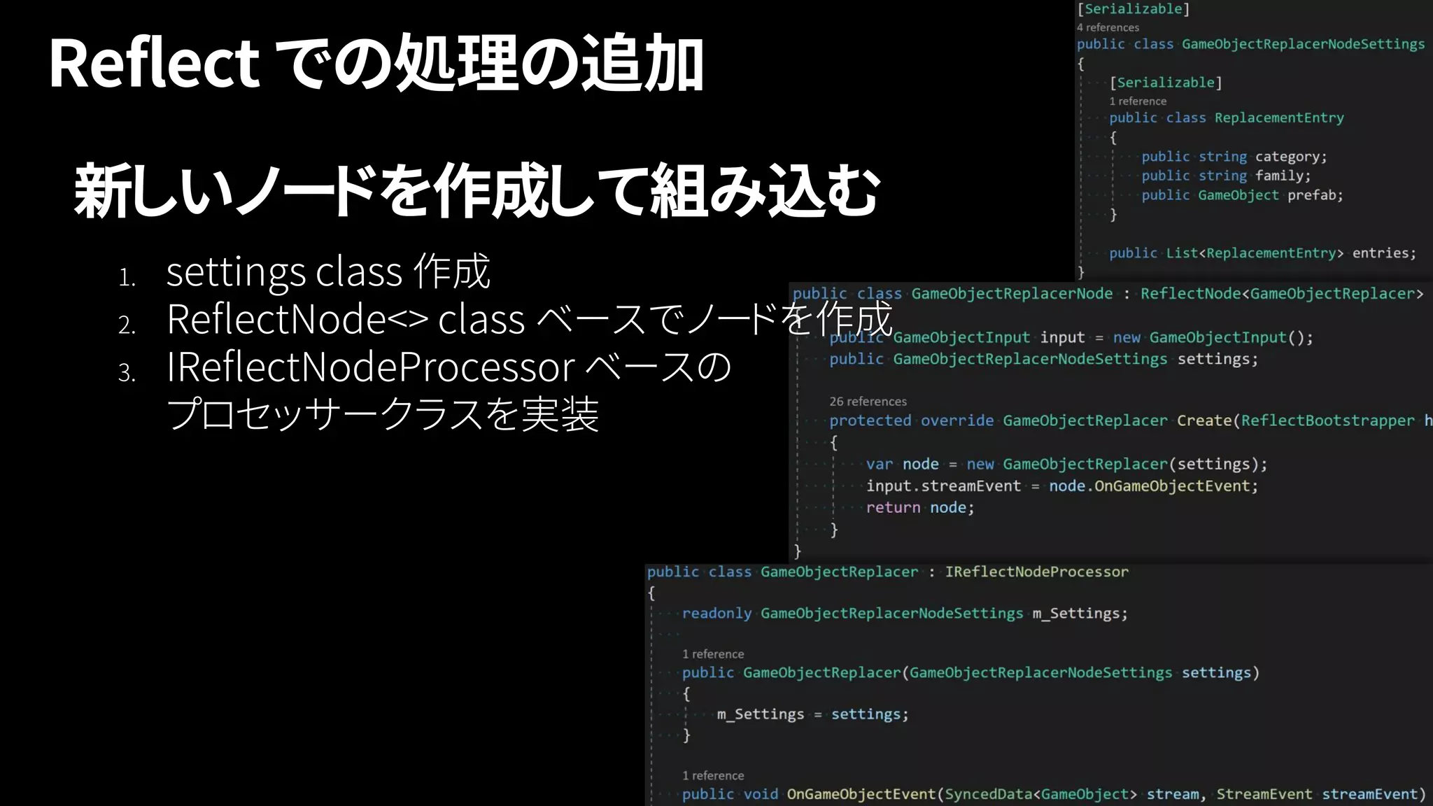 37
新しいノードを作成して組み込む
 