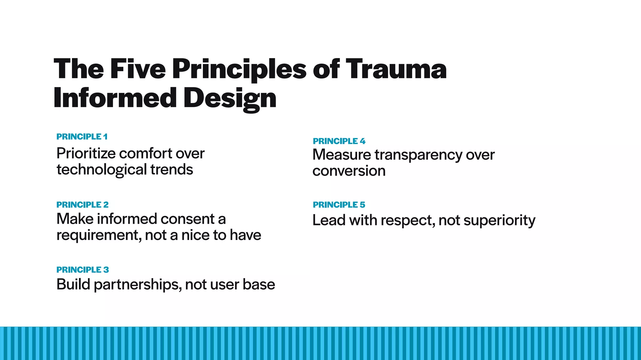 Trauma Informed Design The Five Principles Of Trauma Informed Design PDF Trauma Informed Design The Five Principles Of Trauma Informed Design PDF