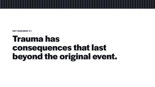 Trauma Informed Design: The Five Principles of Trauma Informed Design | PDF