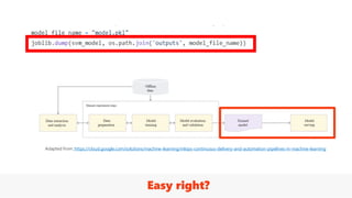 Easy right?
https://cloud.google.com/solutions/machine-learning/mlops-continuous-delivery-and-automation-pipelines-in-machine-learning
 