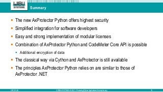 Protecting Python applications the simpler way | PPT