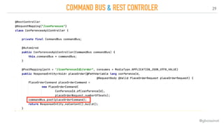 29
COMMAND BUS & REST CONTROLER
@gboissinot
 