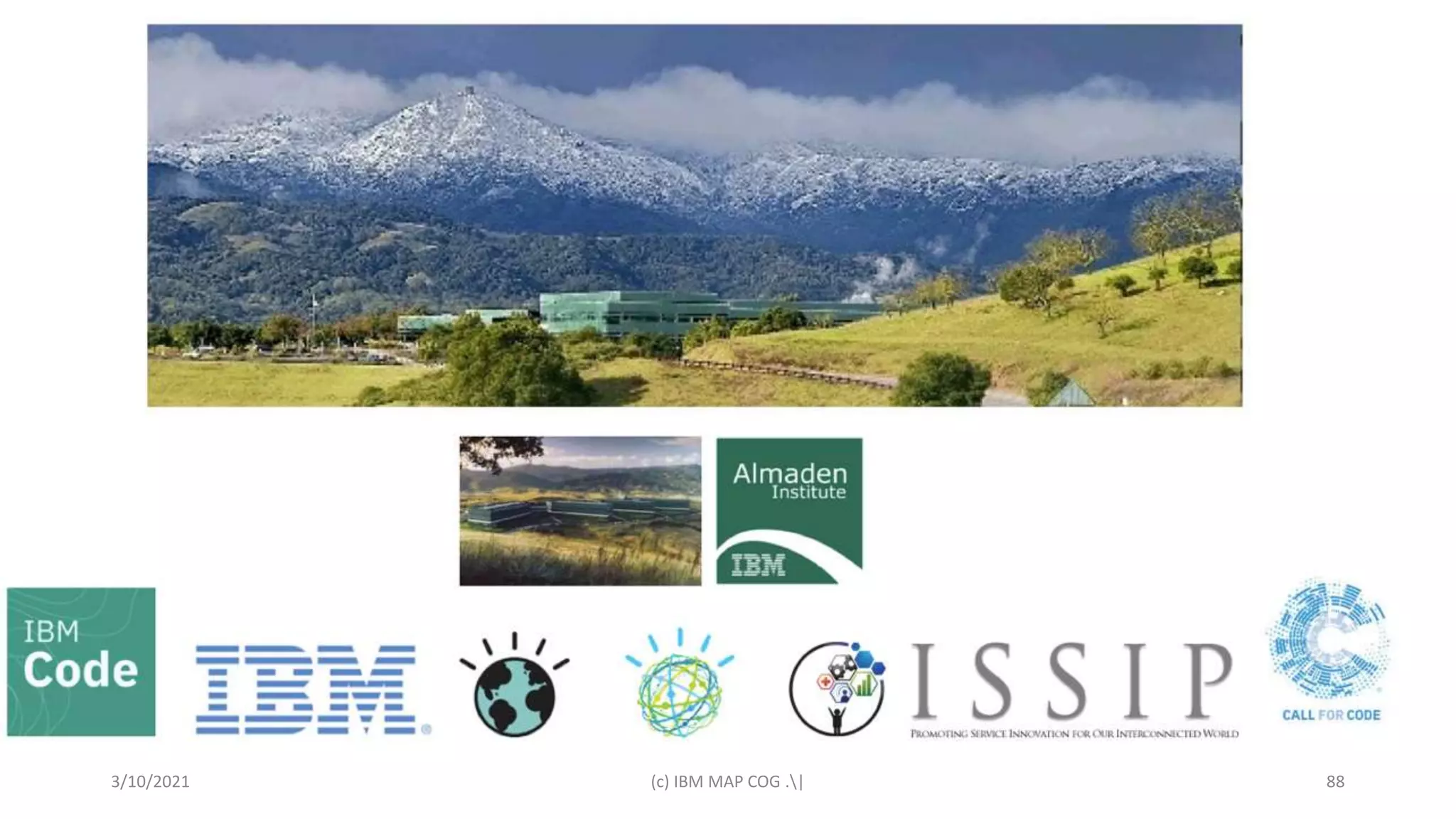 3/10/2021 (c) IBM MAP COG .| 88
 