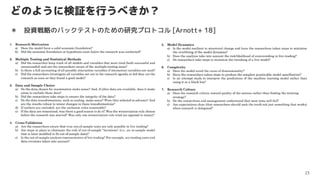 ɤΤ褦˗^Ф٤
23
 ͶYԤΥХåƥȤΤоץȥ [Arnott+ 18]
 