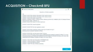 ACQUISITION – Checkm8 BFU
 