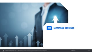 © OPITZ CONSULTING 2021 / Öffentlich
OC Webinar: Oracle-Lizenzierung bei Virtualisierung und in der Cloud 58
MANAGED SERVICES
10
 