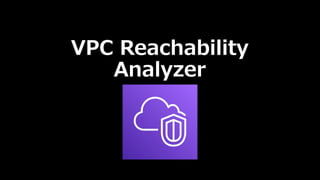 VPC Reachability
Analyzer
 