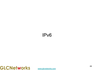 www.glcnetworks.com
IPv6
44
 