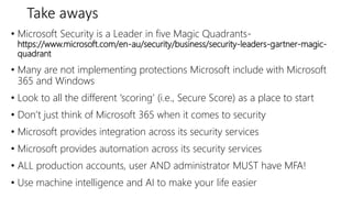 Microsoft 365 Security Overview | PDF