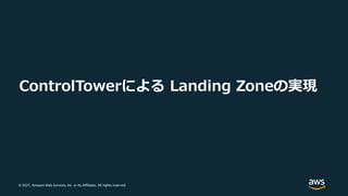 © 2021, Amazon Web Services, Inc. or its Affiliates. All rights reserved.
ControlTowerによる Landing Zoneの実現
 
