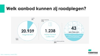Welk aanbod kunnen zij raadplegen?
 