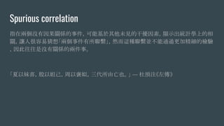Spurious correlation
ָڃɂ]PS¼ܻδҊĸɔ_أ@ʾyӋWϵ
P׌˺ײ롸ɂ¼MȻ@NMKͨ^Ӿęz
Ǜ]PSăɼ¡
ϲ槼԰榣Ҳ --- Ԥע󴫡
 