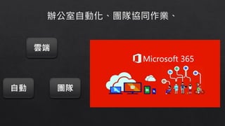 雲端
團隊
自動
 