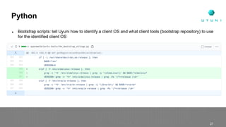 Enabling new client operating systems in Uyuni. AlmaLinux as an example ...