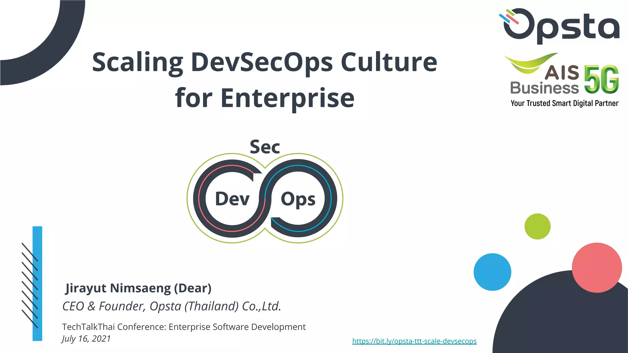 Scaling DevSecOps Culture for Enterprise | PDF