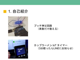 1. ԼB
ץå񸸻·
룩
åץ` IoT ީ`
3ֽUäLINEˤ֪餻
 
