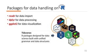 Data processing and visualization basics | PPTX