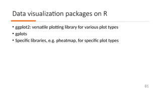 Data processing and visualization basics | PPTX