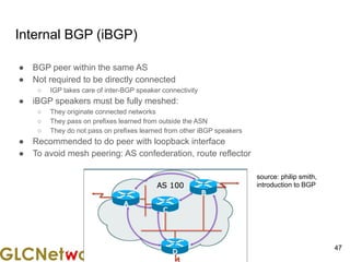 BGP Services IP Transit vs IP Peering | PDF