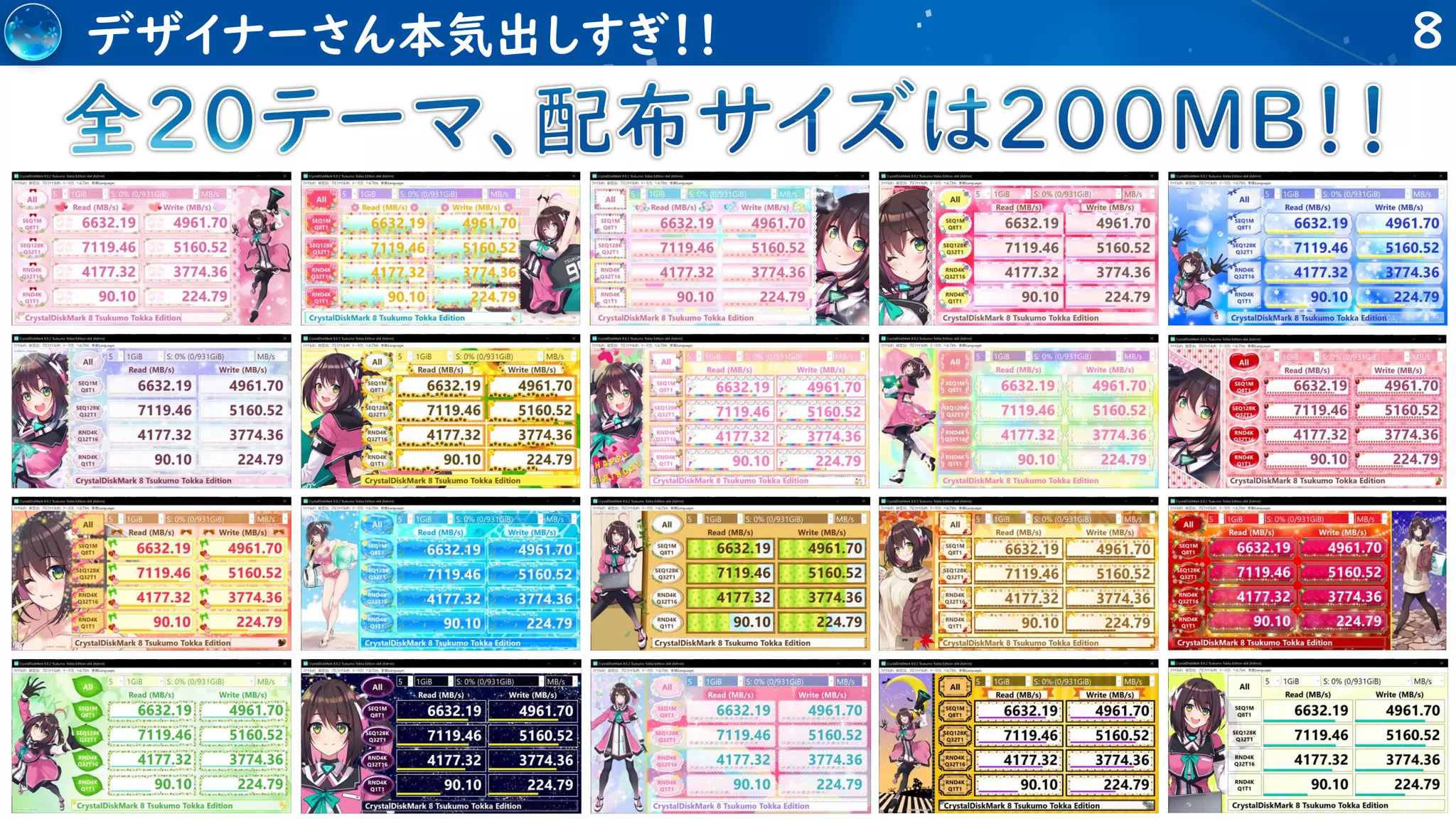 8
デザイナーさん本気出しすぎ！！
 