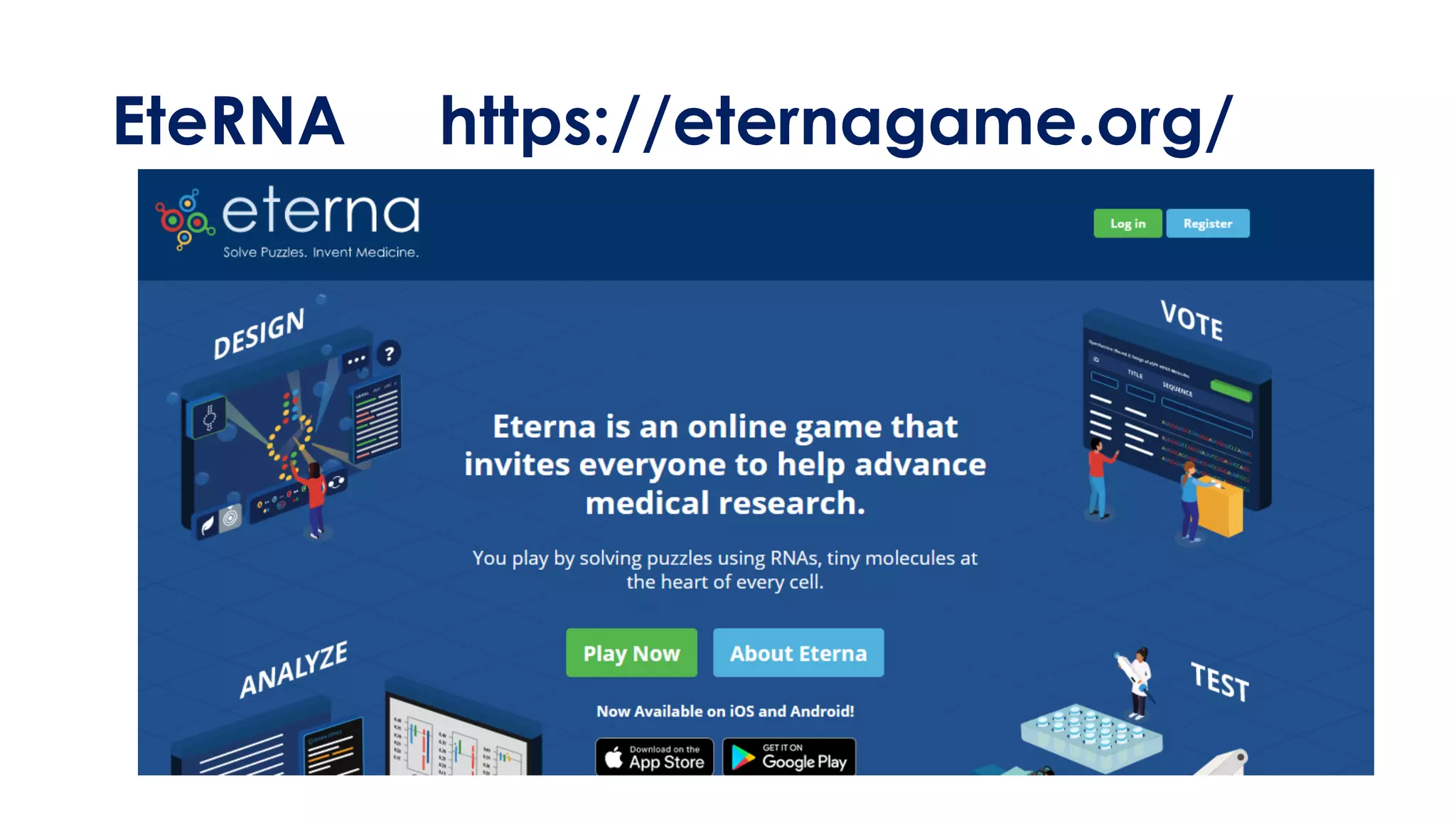 EteRNA https://eternagame.org/
 
