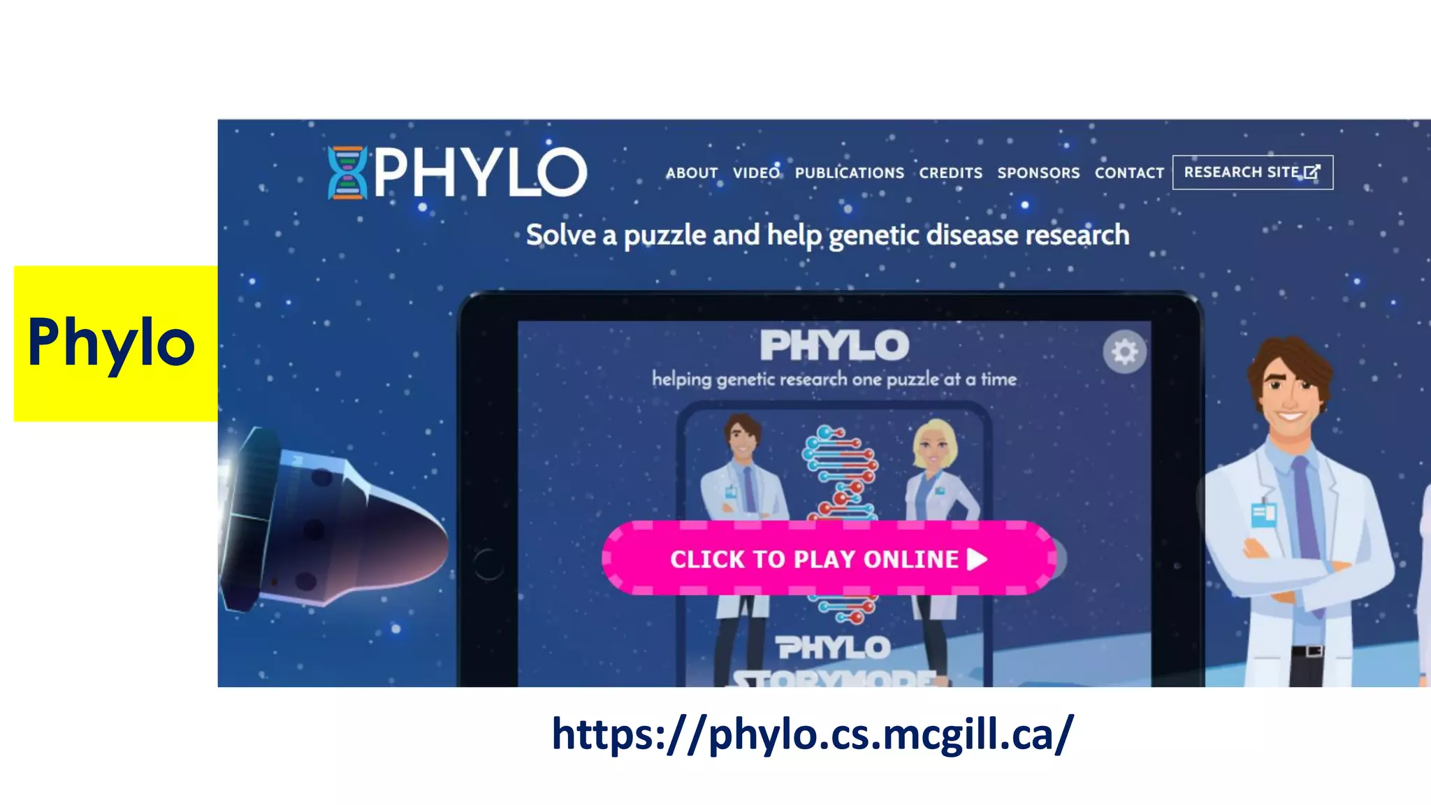 Phylo
https://phylo.cs.mcgill.ca/
 