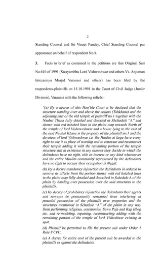 2
Standing Counsel and Sri Vineet Pandey, Chief Standing Counsel put
appearance on behalf of respondent No.8.
3. Facts in ...