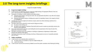 3.0 The long-term insights briefings
12
 
