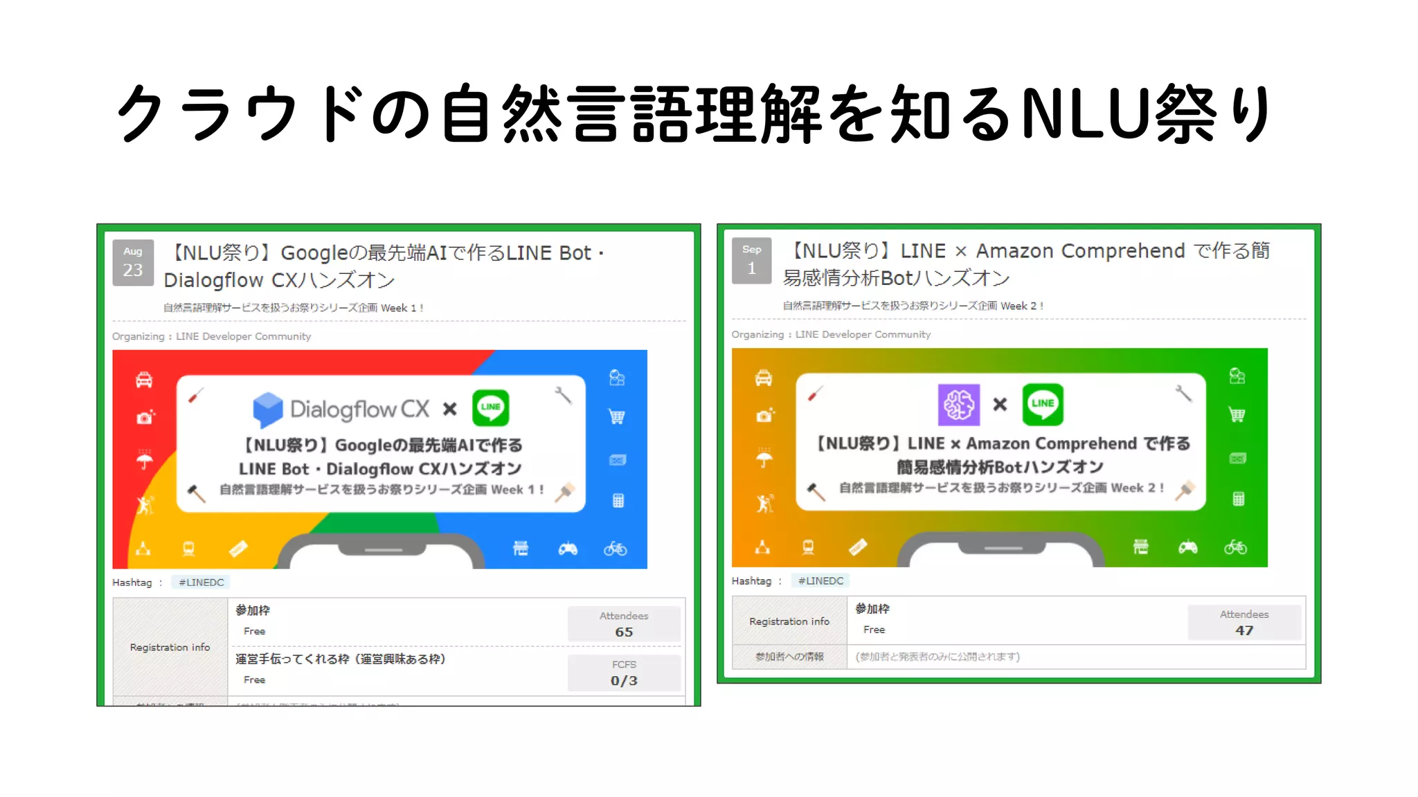 クラウドの自然言語理解を知るNLU祭り
 
