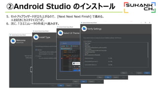 Android Studio Υ󥹥ȩ`
5. åȥåץ`ɤϤΤǡ [Next Next Next Finish] M롣
ä˥ޥɤ
6. Τˡۥߥ`ɡMߤޤ
 