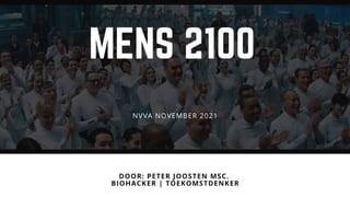 Toekomst van de mens - Keynote Peter Joosten op NVvA 2021