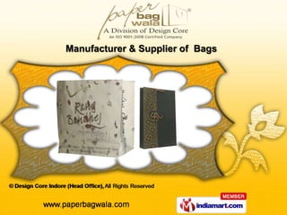 Manufacturer & Supplier of Bags
 