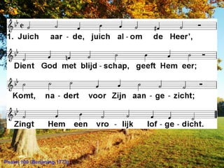 Psalm 100 (Berijming 1773)
 