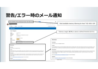 Copyright(C)2021 Climb Inc. All Rights Reserved.
警告/エラー時のメール通知
 
